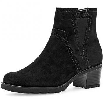 Gabor Chelsea Stiefelette Damen Schwarz 37,5