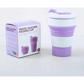 350ML Silicone PP Collapsible Drinking Cup
