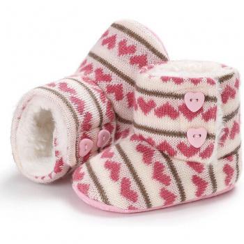 Chaussons en Cuir Faux Poils – PudCoco Baby