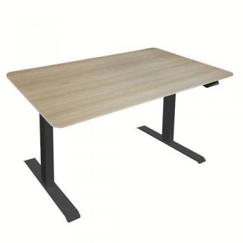 AGORA Piano Scrivania Home Deluxe 160x80 Marrone con Regolazione Altezza