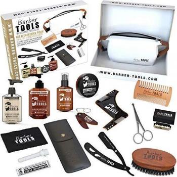 Coffret complet d'entretien et de soin pour barbe avec Soin de barbier | Cosmetique Made in France