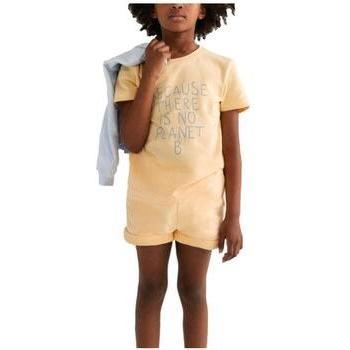 T-shirt Ecoalf jaune pour enfants modèle GATSHIELO8031GS22
