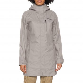 Columbia Hideaway Creek Veste Imperméable Femme, Gris (Flint Grey), S
