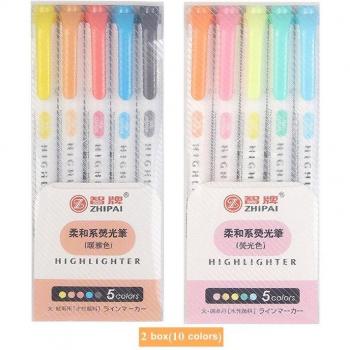Stylo Fluo à Double Tête 25 Couleurs