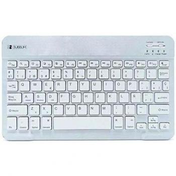 Teclado Inalámbrico Compacto Subblim Smart Plata