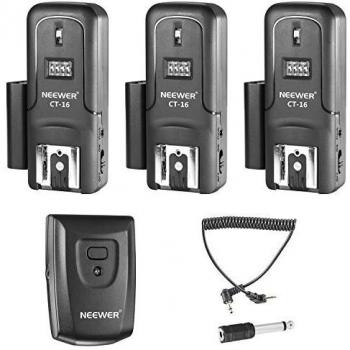 Neewer 16 Kanäle Drahtlos Radio Flash Speedlite Studio Auslöser Kit