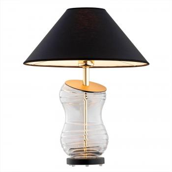 Lampe de table avec abat-jour noir Veneto
