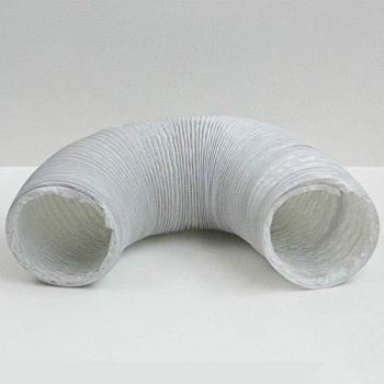 BLAUFLEX 150mm PVC Duct, 3m, White Finish