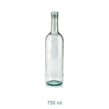 Bouteille en verre demi blanc 750 ml pour vin