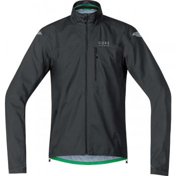 Gore BikeWear Pro Men's Waterproof Cycling Coat – GORE‑TEX Active, Size Large, Black