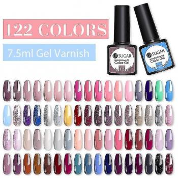 Colección 122 Colores de Gel UV – Kit de Manicura Soak Off