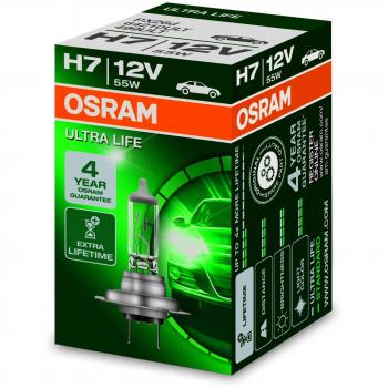 Lampada alogena H7 OSRAM Ultra Life 12V 55W