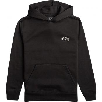 Sudadera Infantil Billabong con Capucha Curved Arch, Negro y Blanco, S