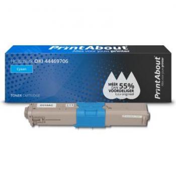 Remplacement Toner PrintAbout OKI 44469706 – Couleur Cyan
