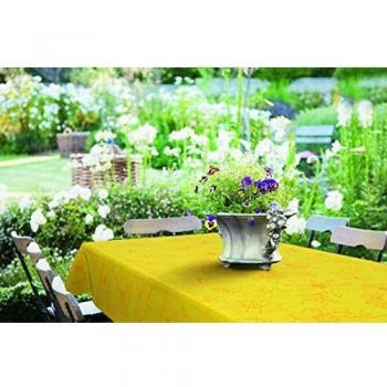 D-c-Table® Nappe Manhattan Palmas Jaune 150 x 250 cm