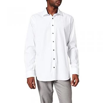 Business Shirt Seiden Sticker Bianco
