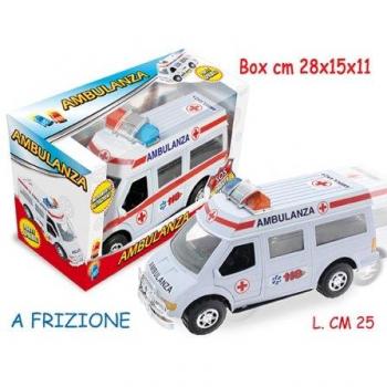 Ambulanza giocattolo frizione 62572