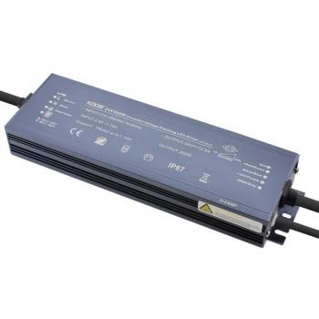 Fuente de Alimentación LED DC24V 300W 12.5A Regulable TRIAC 0/1-10V IP67