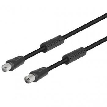 Cable de Antena TM Electron Negro 2,5 m