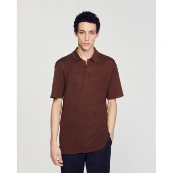Sandro XS Beach Linen Polo