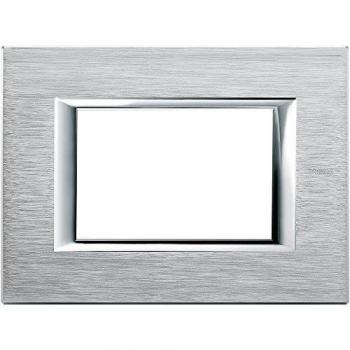 Plaque Bticino Axolute 3 Modules Rectangulaire