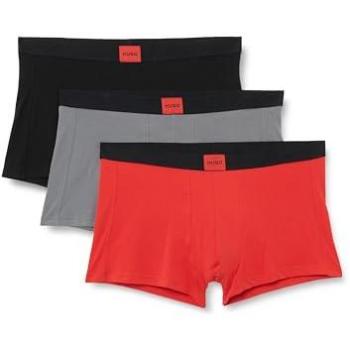 HUGO Herren Trunks 'GALAXY' 3er-Pack in Rot