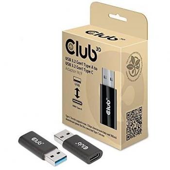 CLUB3D Adattatore USB Type C 3.2 Gen 1 Femmina e USB 3.2 Gen 1 Tipo A Femmina