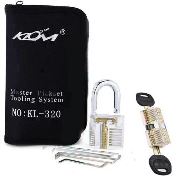 32-Piece Lock Picking Tools with 9 Practice Locks