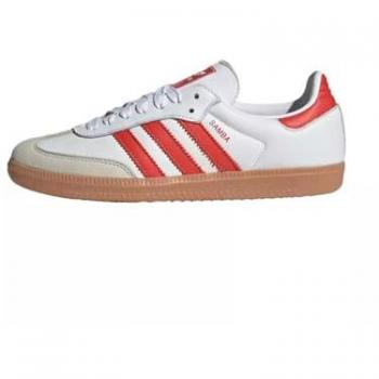 Adidas Samba OG Footwear White/Off White/Solar Red