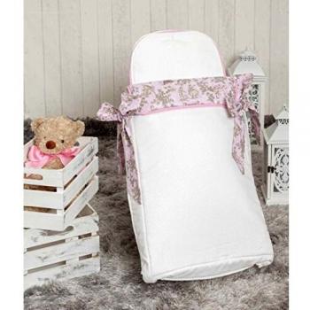 Mochila de Passeio Rosa com Estampa Toile