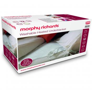 White Twin‑Side Heated Wrap – Morphy Richards 600114