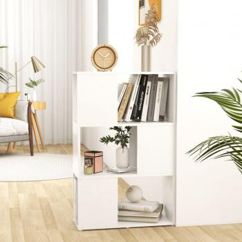 Bibliothèque Contemporaine Blanc 60x24x94 cm