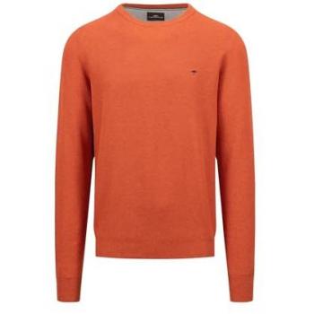 Maglione Fynch Hatton Rust XL con Logo Ricamato