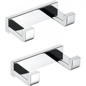 Chrome Plated Double Towel Hook