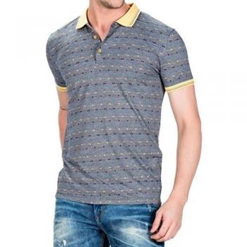 Graues Herren Polo-Shirt CT 440 von CIPO & BAXX – Größe S
