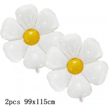 Fleurs de Ballon Blanc Daisy – Kit 2/3/5