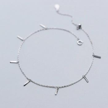 925 Silver Simple Anklet for Girls