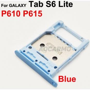 Aocarmo MicroSD Holder and SIM Card Tray for Samsung GALAXY Tab S6 Lite P610 P615