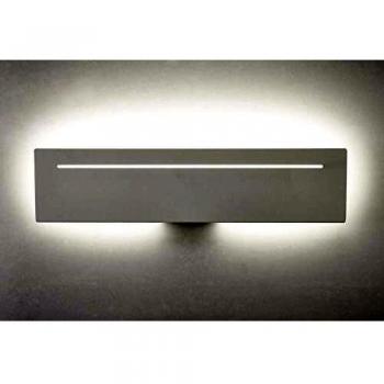 Fusion 12W LED Wall Lamp 4000K Rectangular White