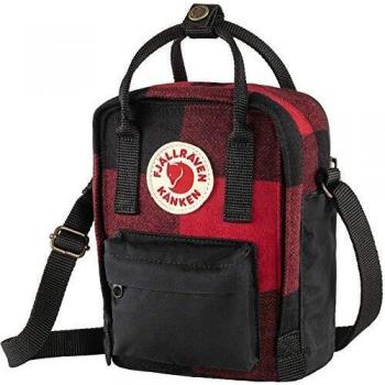 Shoulder Bag Fjällräven Kånken Re-Wool Sling Red-Black