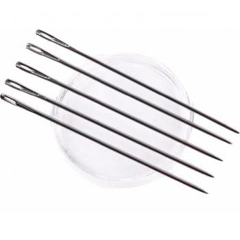 12PCS 6CM I Shape Weaving Needles for Brazilian Hair