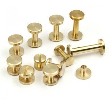 10-Pack Brass Rivets for Bags