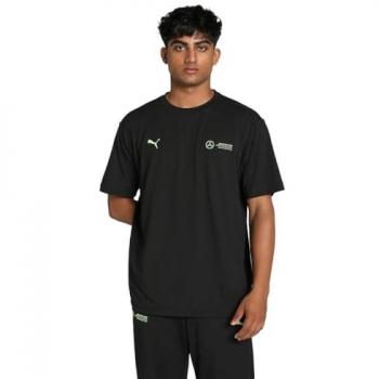 PUMA Herren T-Shirt Mercedes-AMG Petronas F1 Cloudspun Schwarz Größe M