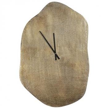 Reloj de Pared Artístico BELIANI Ganges – Forma Irregular y Detalles en Latón