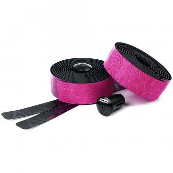 ACID RC 3.0 Dual‑Tone Handlebar Tape – Black with Neon Pink Accent (One‑Size)