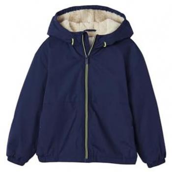 WindChaser Navy with Sherpa Hood for Boys 2 to 3 Years