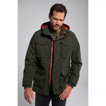 JP1880 Green Plus Size Jacket for Men, 5XL, Polyester/Synthetic Fibers