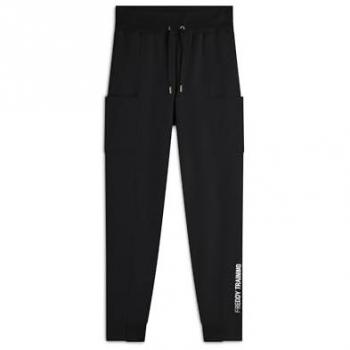 Freddy Pantalone Felpa Vita Alta Tasche Nero Donna Medium