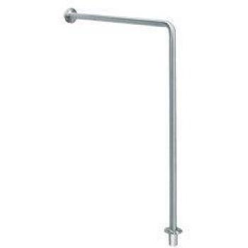 Barre de Sécurité Inox Satiné Angle Mur-Sol