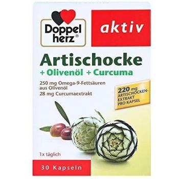 Artischocke + Curcuma + Olivenöl Kapseln